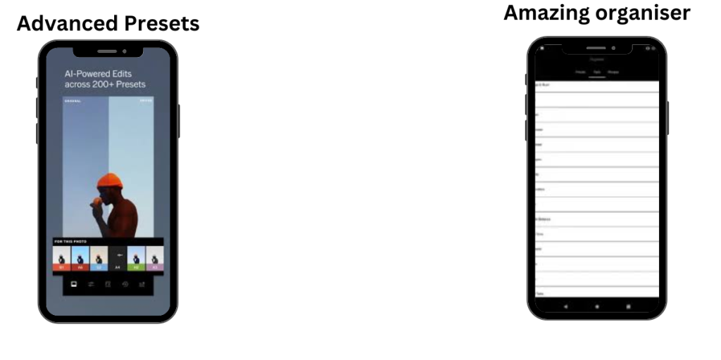 Amazing organiser Advanced presets