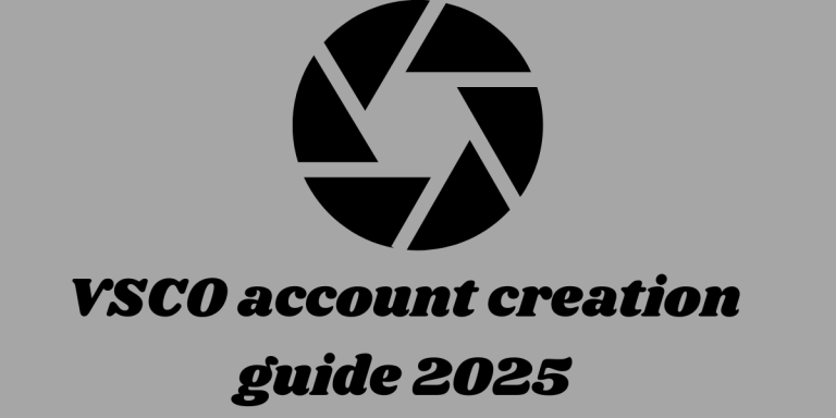 VSCO account creation guide 2025